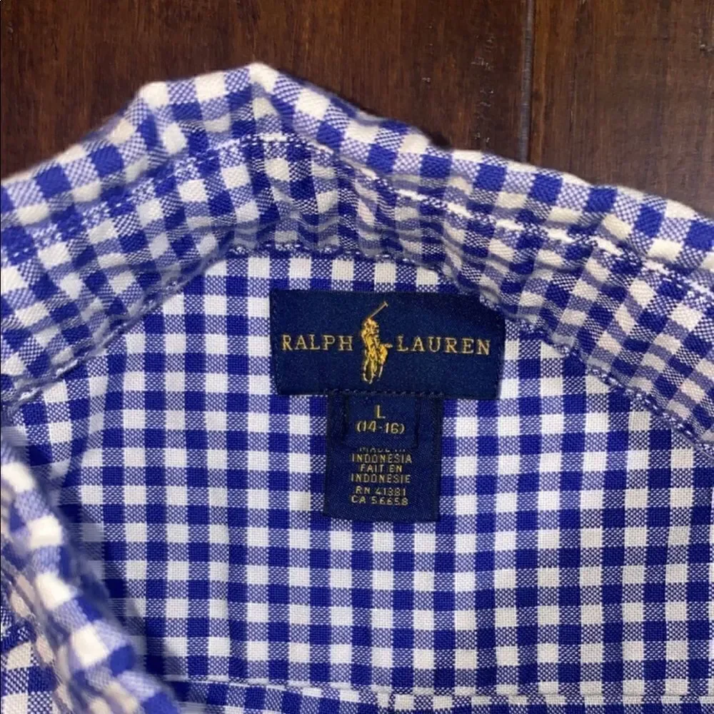 Ralph Lauren Boys Buttonfront Shirt